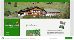 Desktop Screenshot of hocheggerhof.at